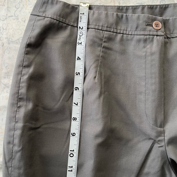 Talbots Gray Straight Leg Pants - Picture 6 of 10